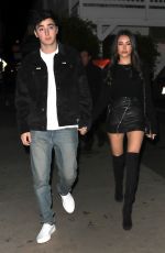 MADISON BEER and Zack Bia Night Out in Los Angeles 12/23/2018