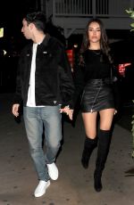 MADISON BEER and Zack Bia Night Out in Los Angeles 12/23/2018