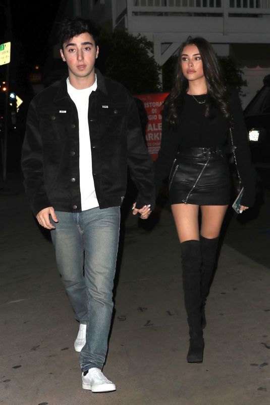 MADISON BEER and Zack Bia Night Out in Los Angeles 12/23/2018