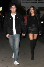 MADISON BEER and Zack Bia Night Out in Santa Monica 12/23/2018