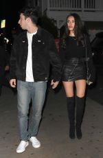 MADISON BEER and Zack Bia Night Out in Santa Monica 12/23/2018