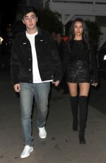 MADISON BEER and Zack Bia Night Out in Santa Monica 12/23/2018
