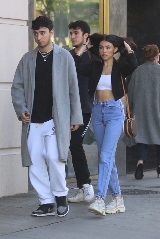 MADISON BEER and Zack Bia Out in Beverly Hills 12/19/2018