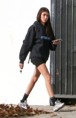 MADISON BEER in Tight Shorts Out in West Hollywood 12/26/2018