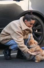 MADISON BEER Out with Her Dog in Beverly Hills 12/22/2018