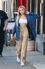MADISON BEER Shows New Hair Color Out in Los Angeles 12/27/2018