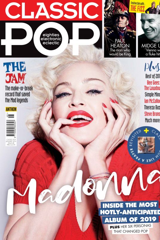 MADONNA in Classic Pop Magazine, January 2019