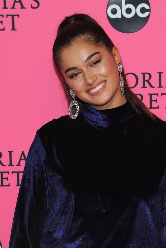 MAIA COTTON at Victoria’s Secret Viewing Party in New York 12/02/2018