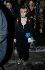 MAISIE WILLIAMS at D.O.M. Restaurant in Sao Paulo 12/08/2018