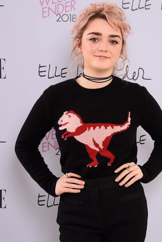 MAISIE WILLIAMS at Elle Weekender 2018 at Saatchi Gallery in London 11/01/2018