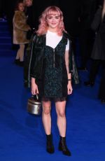 MAISIE WILLIAMS at Mary Poppins Returns Premiere in London 12/12/2018