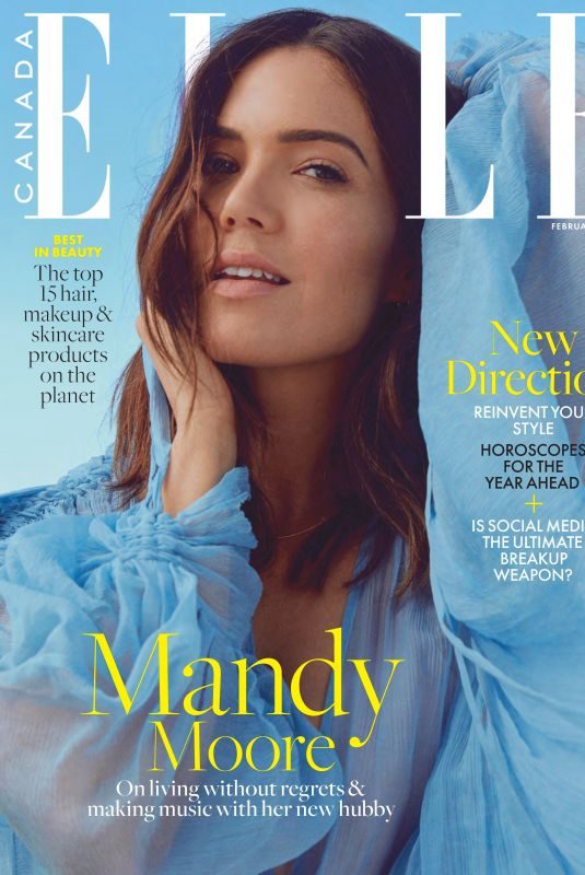 MANDY MOORE in Elle Magazine, Canada February 2019