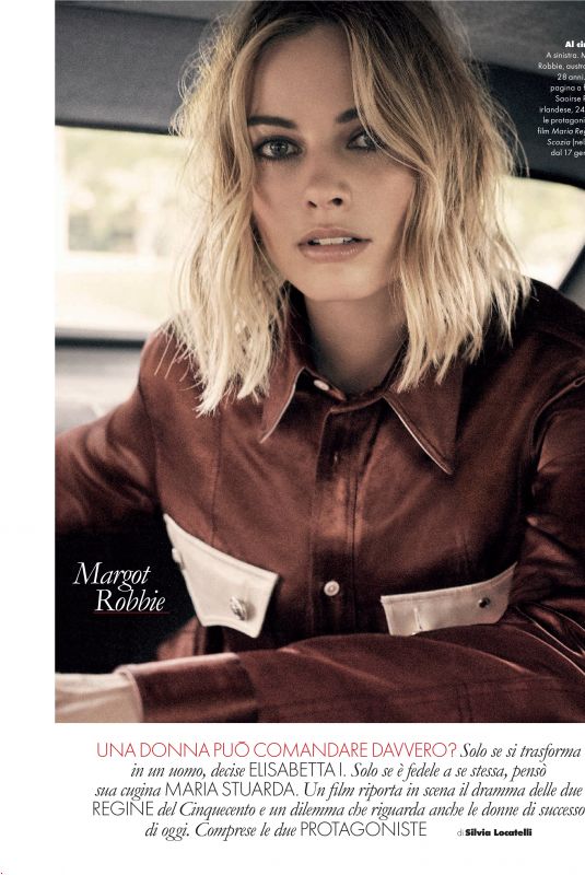 MARGOT ROBBIE and SAOIRSE RONAN in Elle Magazine, Italy January 2019