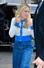 MARGOT ROBBIE Arrives at Her Hotel in New York 12/03/2018