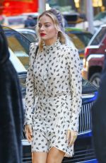 MARGOT ROBBIE Leaves Good Morning America in New York 12/04/2018