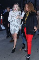 MARGOT ROBBIE Leaves Good Morning America in New York 12/04/2018