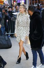 MARGOT ROBBIE Leaves Good Morning America in New York 12/04/2018