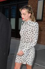 MARGOT ROBBIE Out and About in New York 12/04/2018