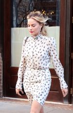 MARGOT ROBBIE Out and About in New York 12/04/2018