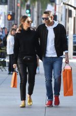 MARIA MENOUNOS and Keven Undergaro Out Shopping in Beverly Hills 12/21/2018