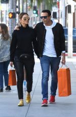 MARIA MENOUNOS and Keven Undergaro Out Shopping in Beverly Hills 12/21/2018