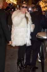 MARIAH CAREY Heading to Her Concert in Paris 12/07/2018
