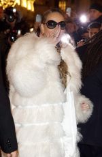 MARIAH CAREY Heading to Her Concert in Paris 12/07/2018