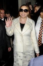 MARIAH CAREY Leaves Cafe Royal Hotel in London 12/11/2018