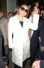 MARIAH CAREY Leaves Cafe Royal Hotel in London 12/11/2018