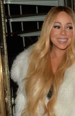 MARIAH CAREY Leaves Mr Chow Restaurant in London 12/11/2018