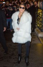 MARIAH CAREY Leaves Plaza Athenee Hotel in Paris 12/07/2018