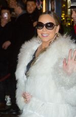 MARIAH CAREY Leaves Plaza Athenee Hotel in Paris 12/07/2018