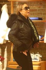 MARIAH CAREY Shopping  at Louis Vuitton Store in Aspen 12/23/2018