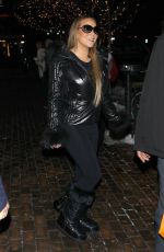 MARIAH CAREY Shopping  at Louis Vuitton Store in Aspen 12/23/2018