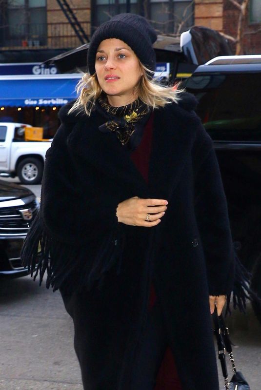MARION COTILLARD Out and About in New York 12/05/2018