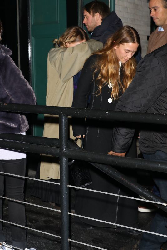 MARY-KATE and ASHLEY OLSEN at Mr Chow in New York 11/30/2018