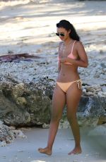 MAYA JAMA in Bikini at a Beach in Barbados 12/04/2018