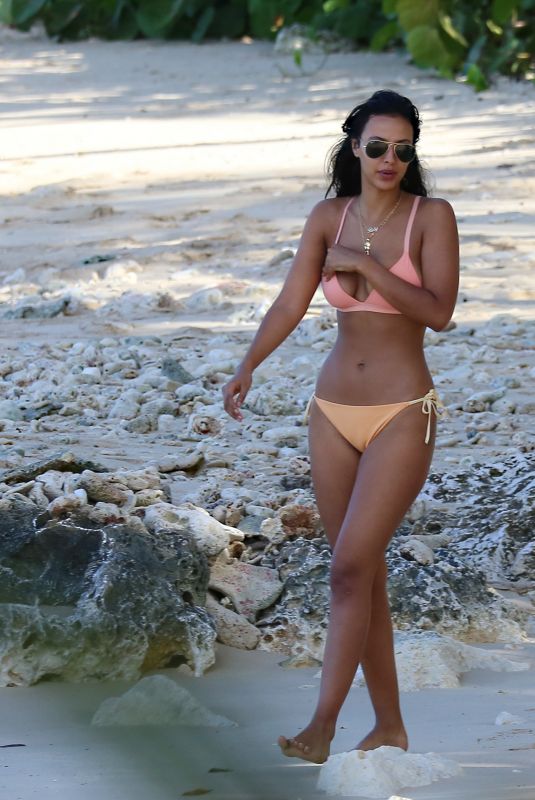 MAYA JAMA in Bikini at a Beach in Barbados 12/04/2018