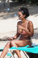 MAYA JAMA in Bikini at a Beach in Barbados 12/04/2018