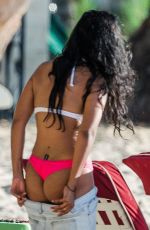 MAYA JAMA in Bikini on the Beach in Barbados 12/06/2018