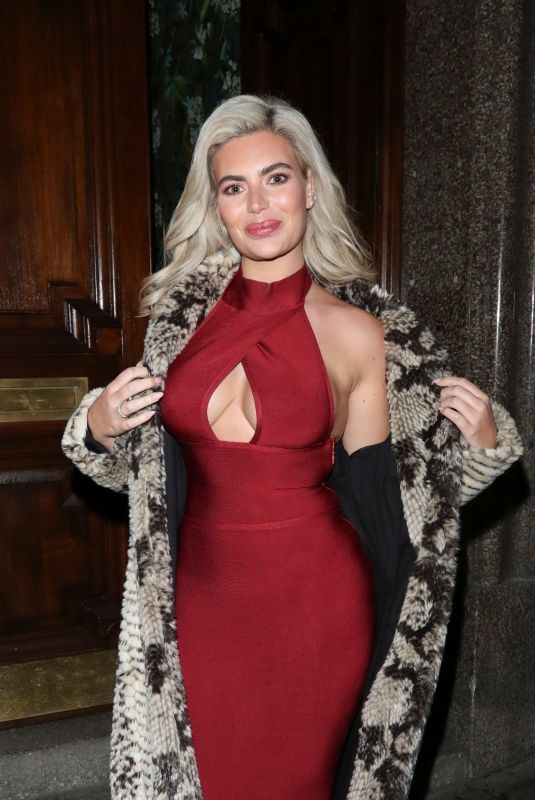 MEGAN BARTON HANSON at Off Limits Entertainment Christmas Party in London 12/18/2018