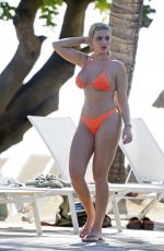 MEGAN BARTON HANSON in Bikini on Vacation in Mauritius 12/13/2018