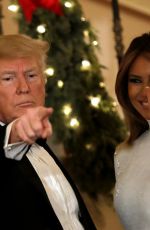 MELANIA TRUMP at Congressional Ball at White House in Washington D.C. 12/15/2018