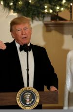 MELANIA TRUMP at Congressional Ball at White House in Washington D.C. 12/15/2018