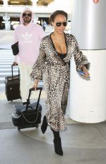 MELANIE BROWN at LAX Airport in Los Angeles 12/07/2018