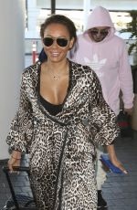 MELANIE BROWN at LAX Airport in Los Angeles 12/07/2018