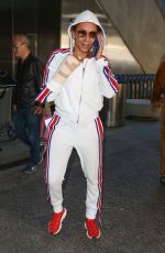 MELANIE BROWN at LAX Airpost After Fracturing Two Ribs 12/21/2018