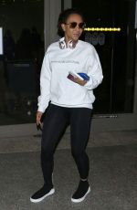 MELANIE BROWN at Los Angeles Intenrnational Airport 12/02/2018