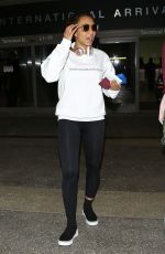 MELANIE BROWN at Los Angeles Intenrnational Airport 12/02/2018