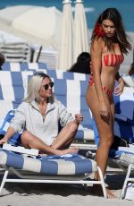 MELODY DE LA FE in Swimsuit on the Beach in Miami 12/11/2018